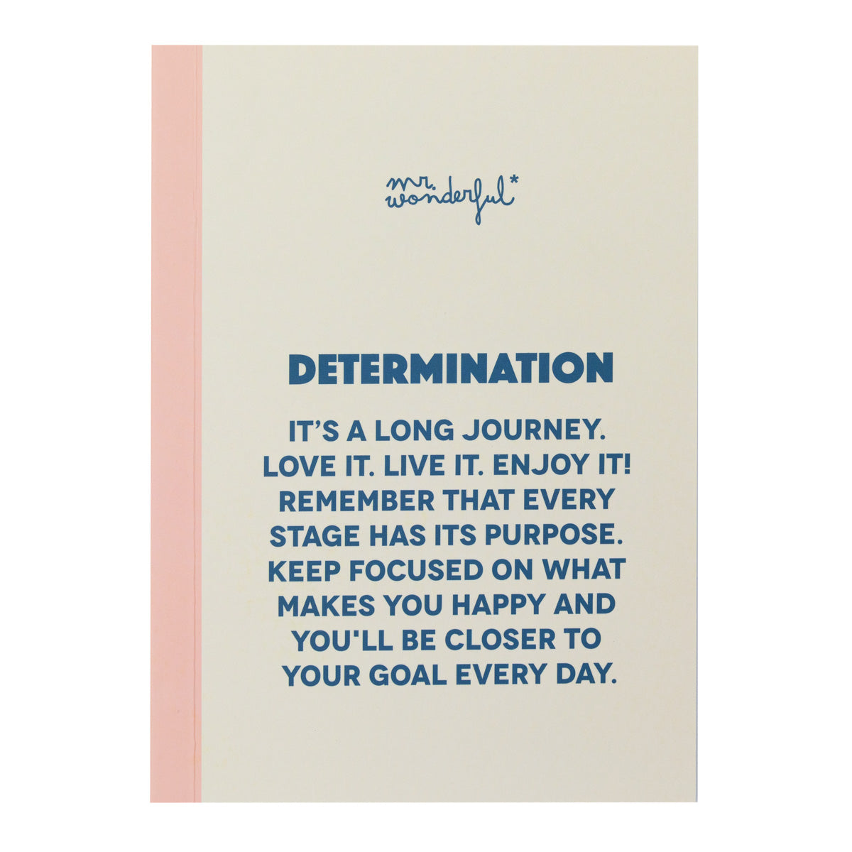 Set of 3 A6 notebooks - Determination