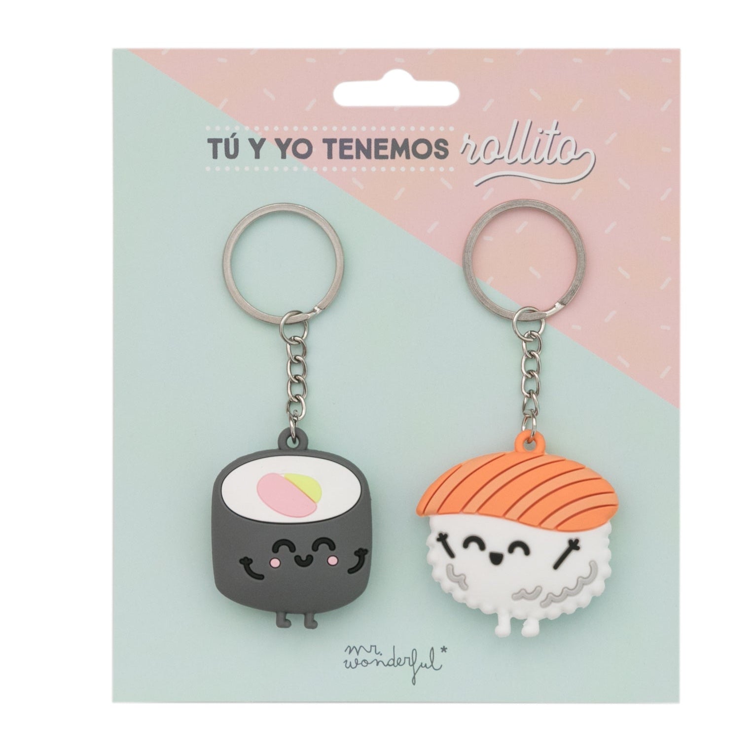 Set de 2 llaveros - Tú y yo tenemos rollito
