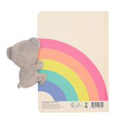 Notebook with plushie and magnetic closure koala - Magic moments.