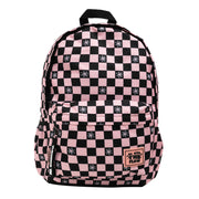 Mochila escolar Mr. Wonderful con mensaje oferta rosa y negro - Go with the flow