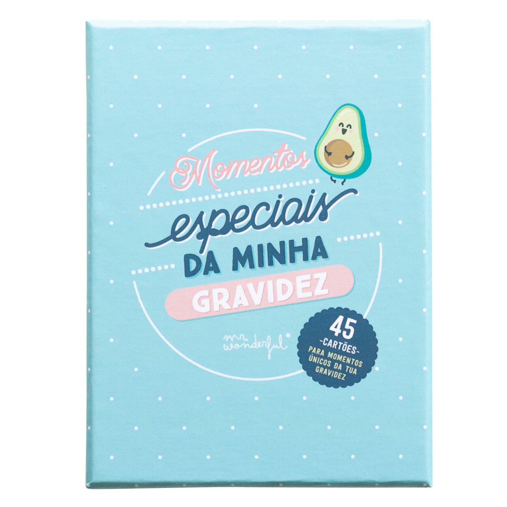 Cartões de gravidez Mr. Wonderful - Momentos especiais da minha gravidez
