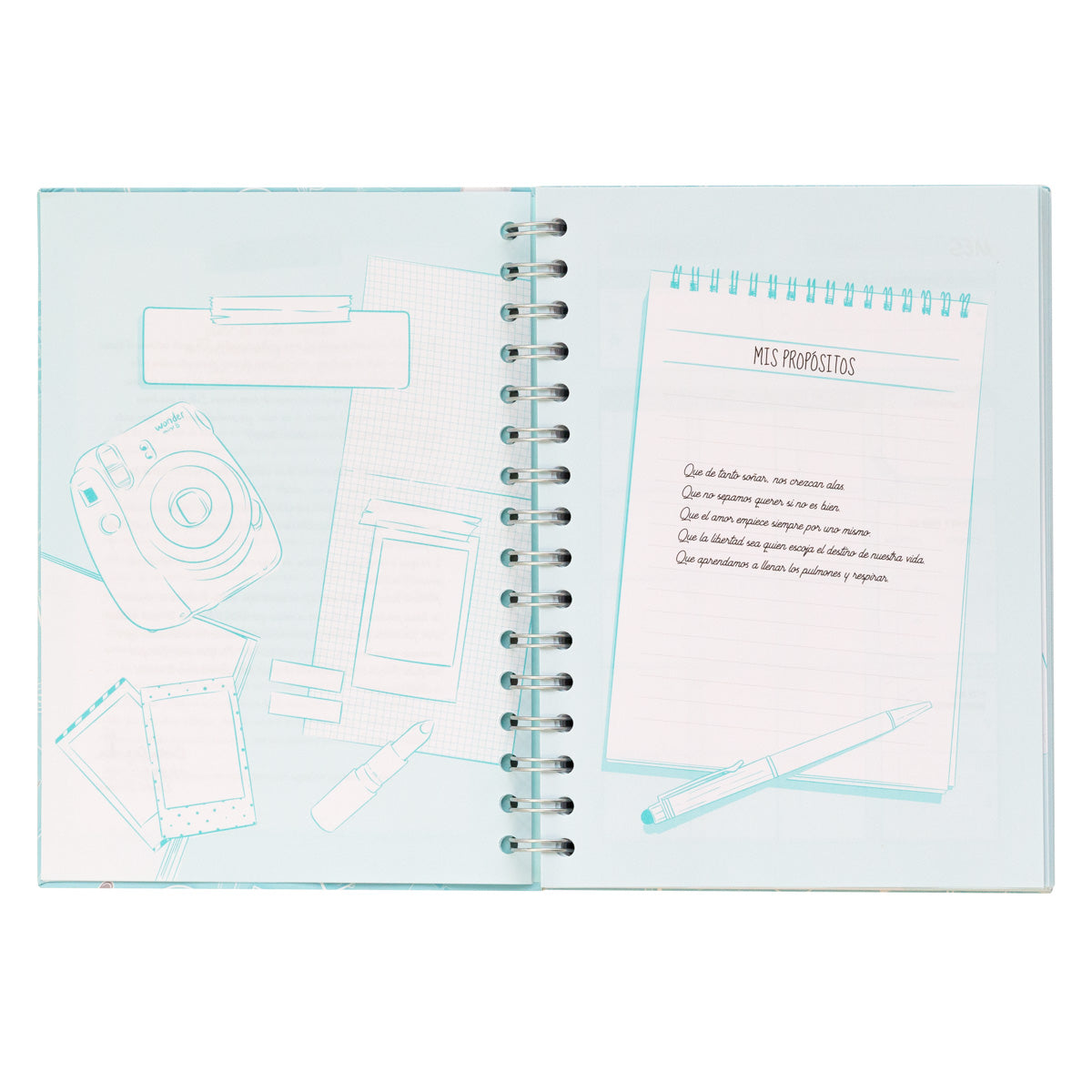 Planificador semanal Beta Coqueta + Mr. Wonderful