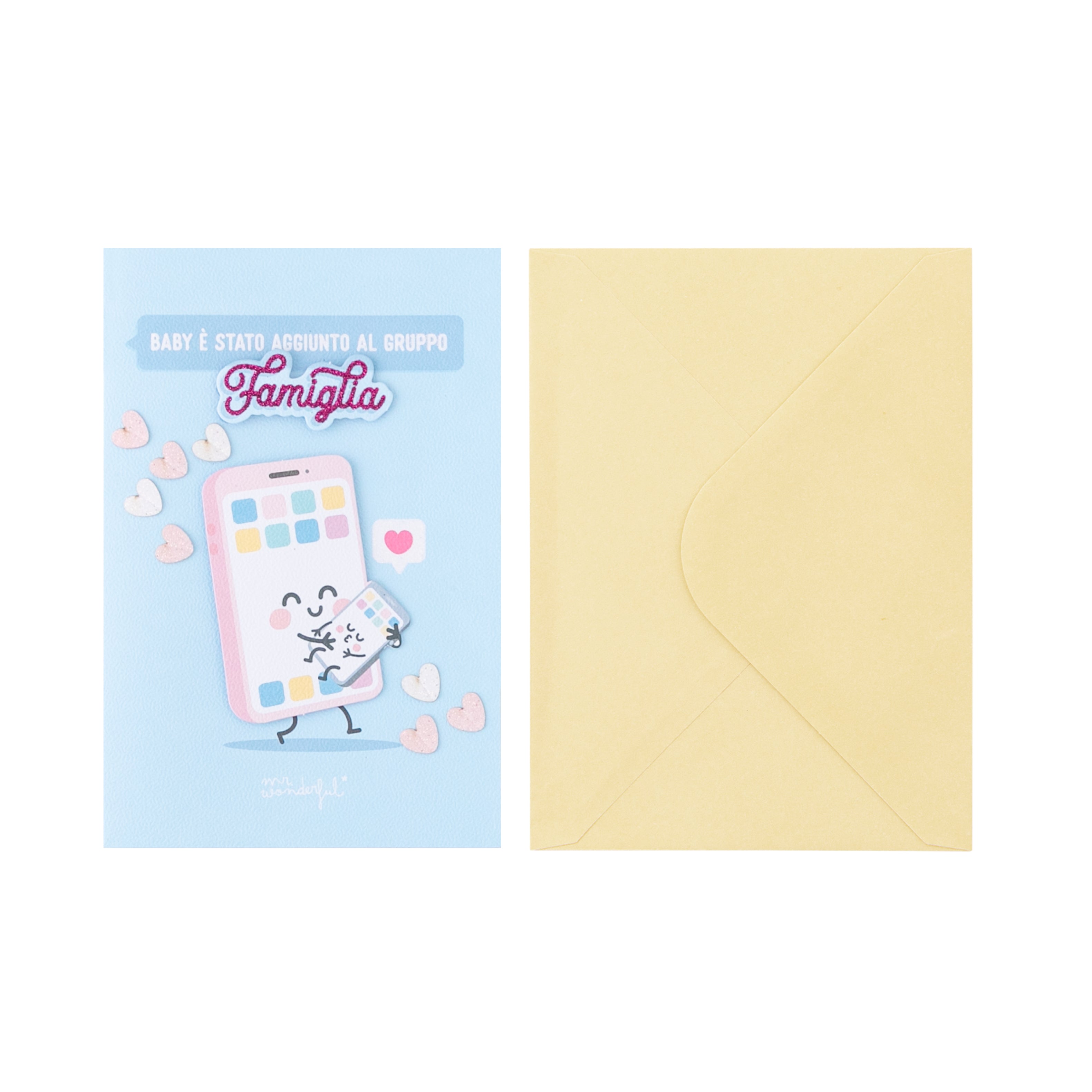 Biglietto d'auguri - Baby è stato aggiunto al...
