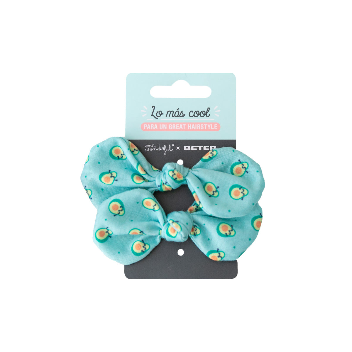 Children’s bow hair tie Beter - Avocado
