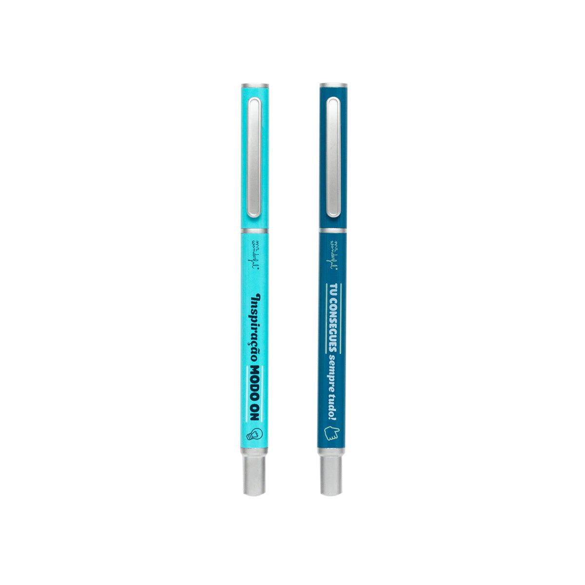 Set de 2 canetas com bateria de boa onda infinita