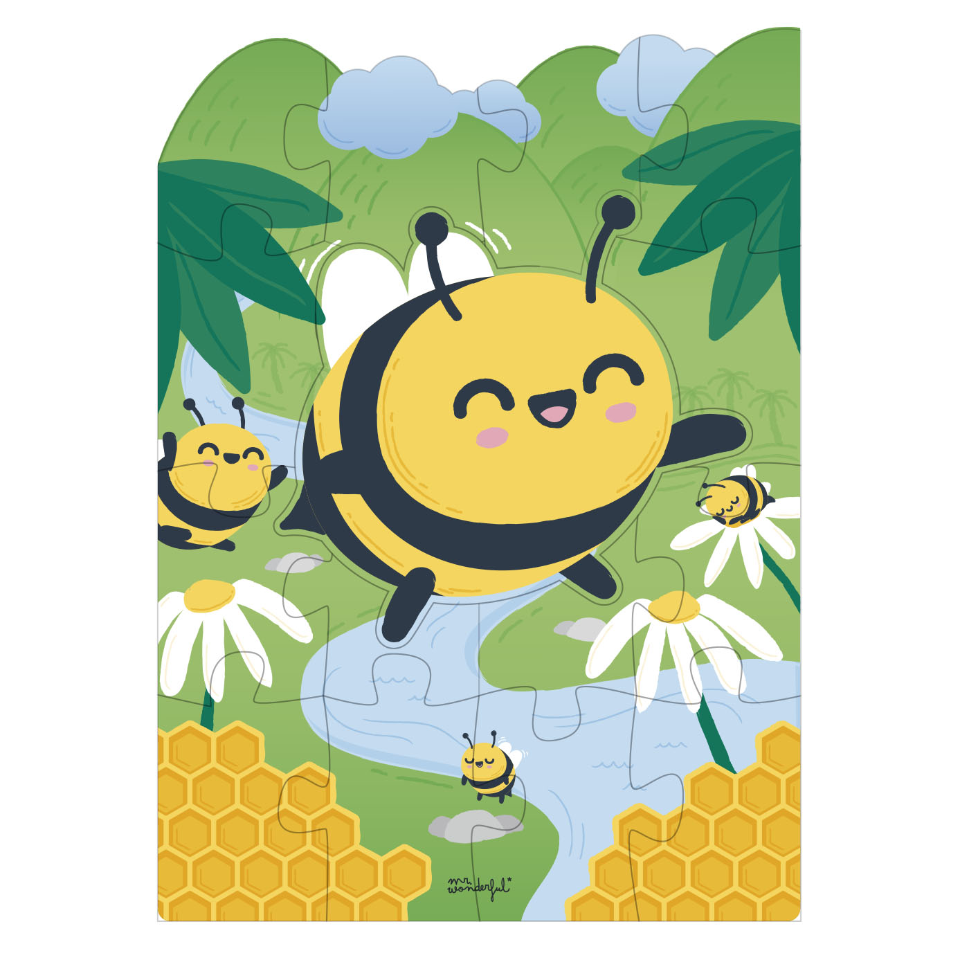 Jigsaw puzzle - Bee