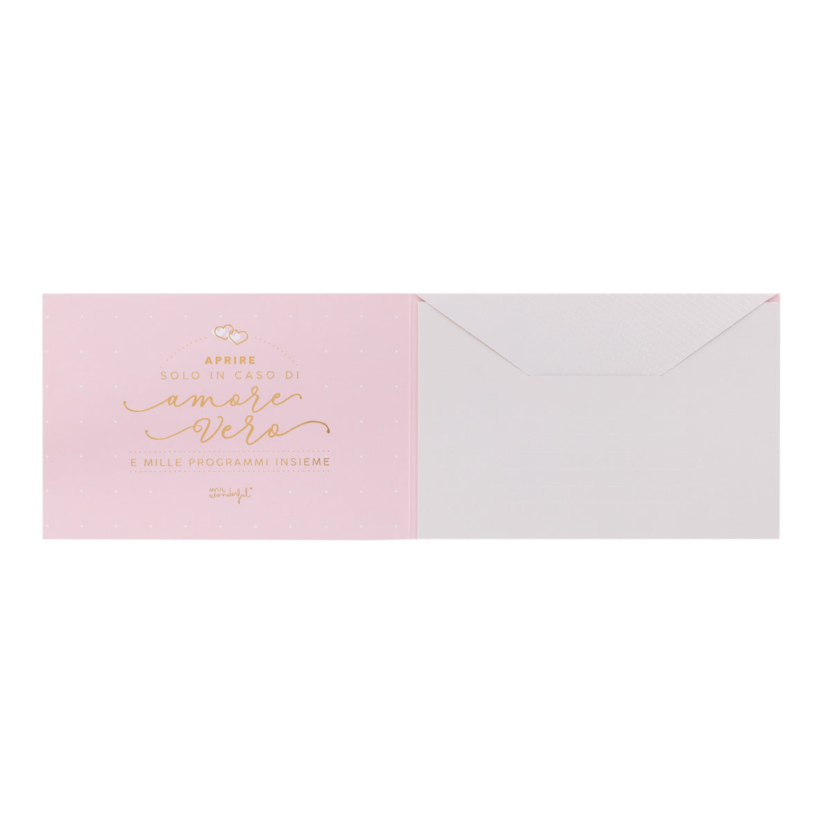Busta regalo matrimonio - Furono felici e si
