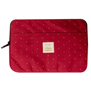 Capa para laptop de 13-14" veludo marrom - Glamour e brilho. 