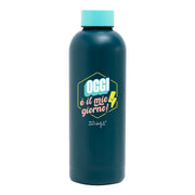 Bottiglia con messaggio in italiano Mr. Wonderful - Oggi è il mio giorno!