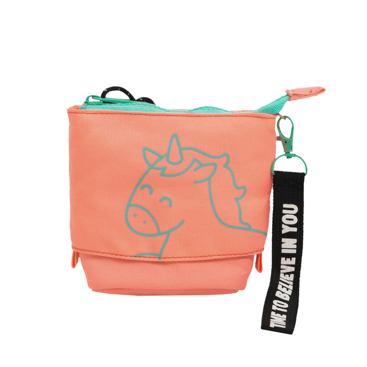 Trousse extensible rose - Il est temps de croire en toi 