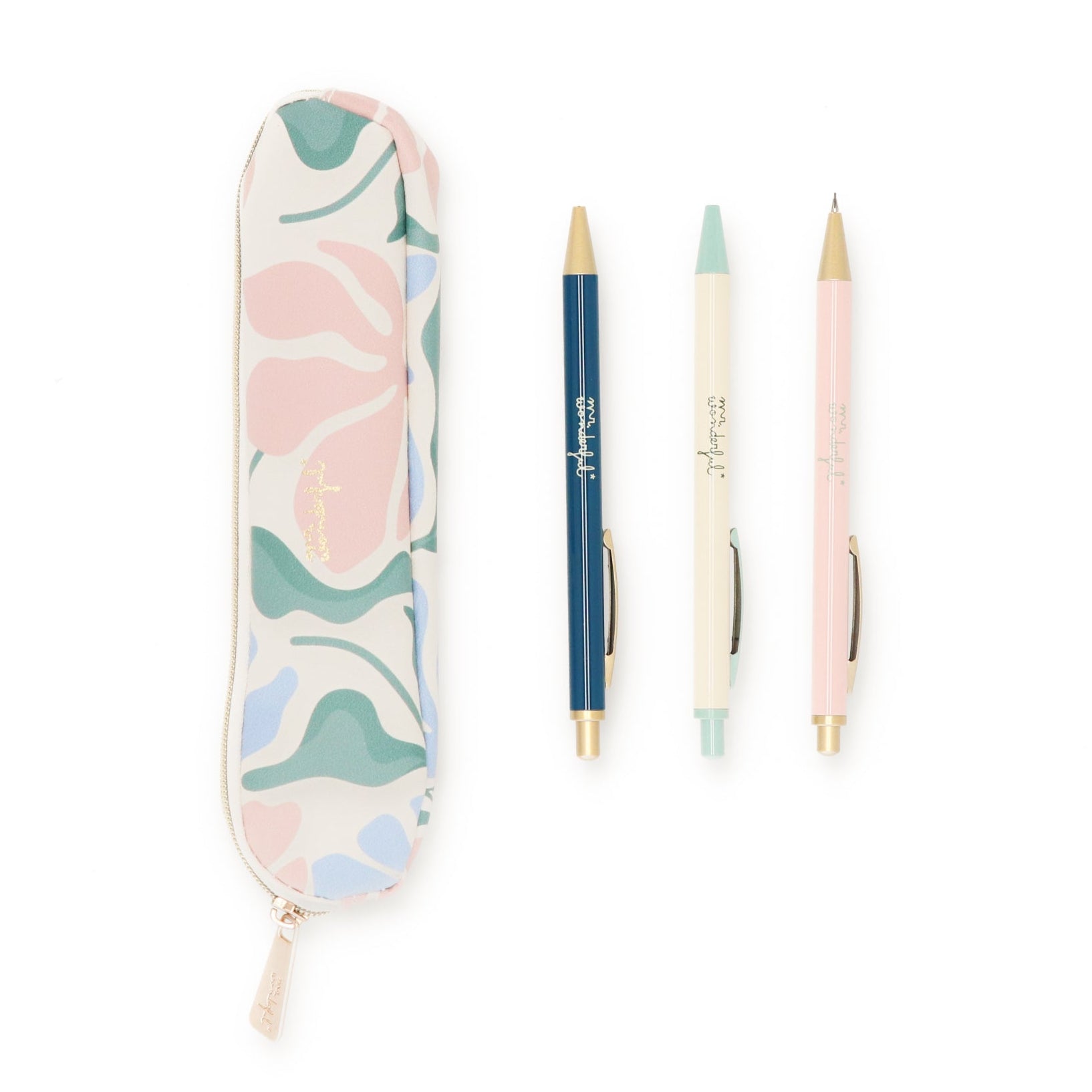 Set de escritura adulto Mr. Wonderful - Estampado flores