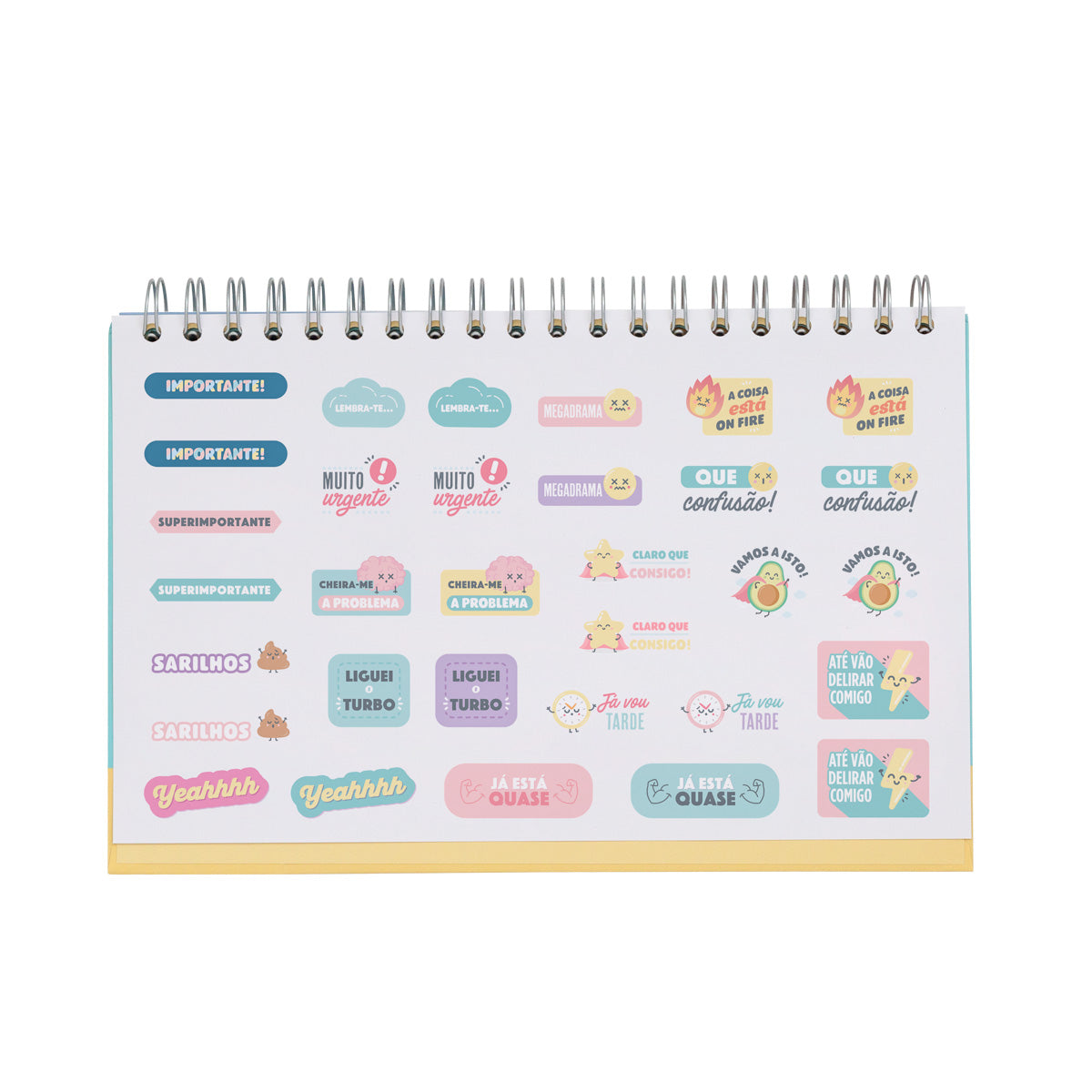 Organizador semanal - Os sonhos realizados começam aquí