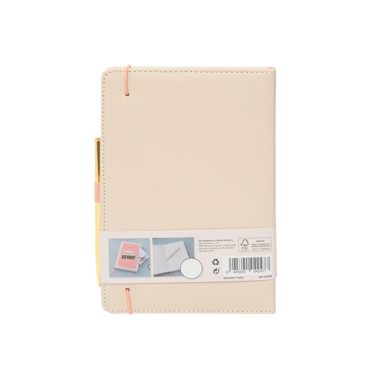 Libreta con bolsillo + boli - Si mamá dice que lo hace, ¡lo hace!
