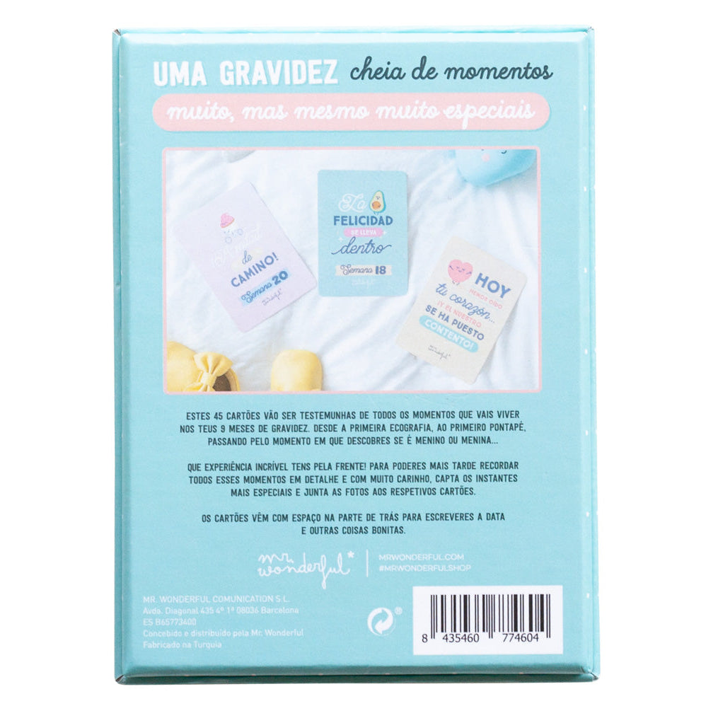 Cartões de gravidez - Momentos especiais da minha gravidez