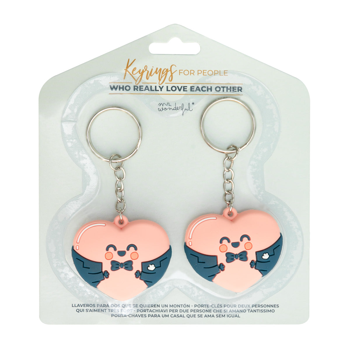 Keyrings for people who really love each other - Man + Man