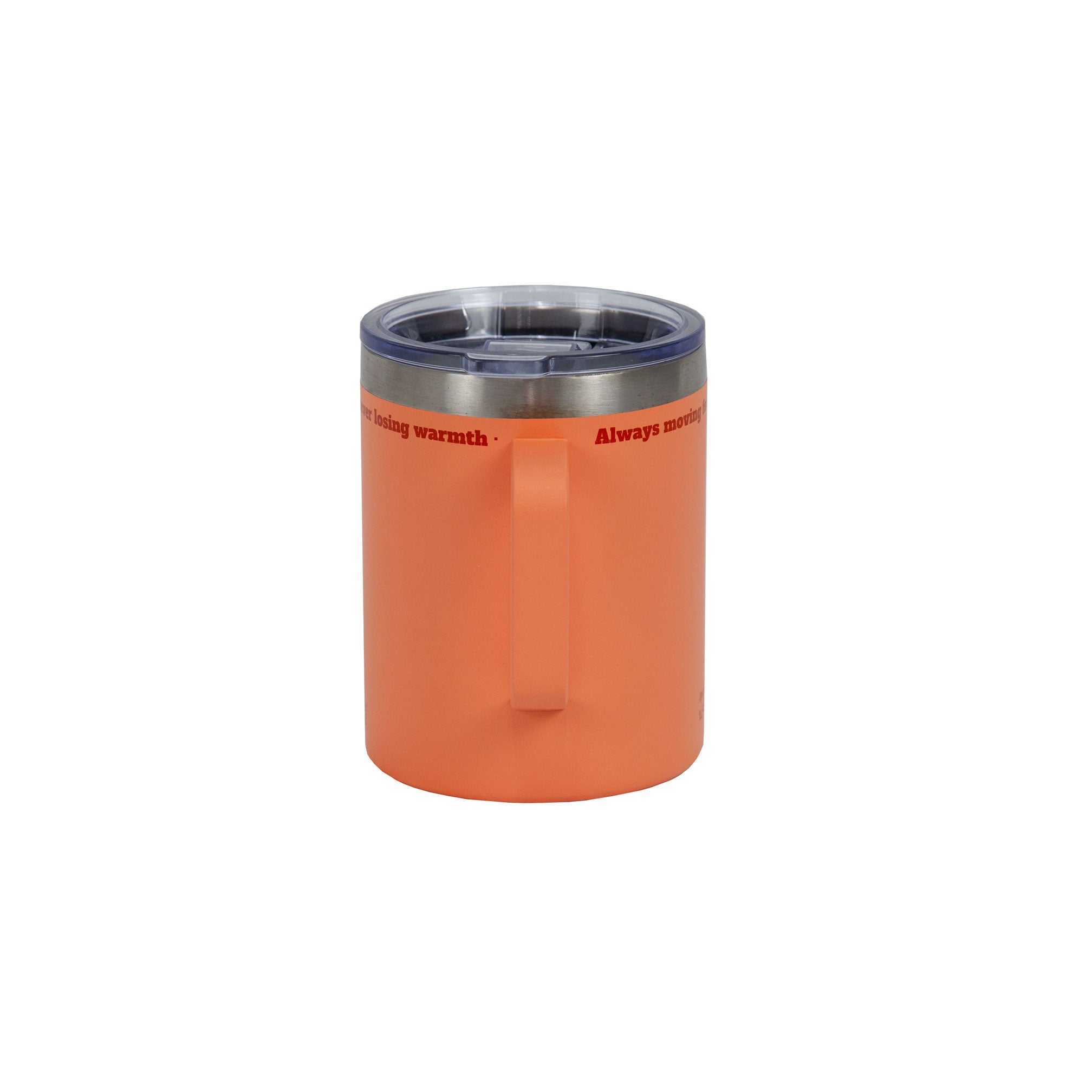 Taza térmica take away acero inoxidable salmón - Always moving forward, never losing warmth