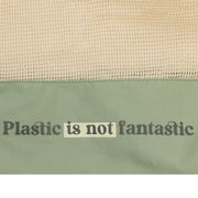 Foldable shopping bag - Plastic is not fantastic