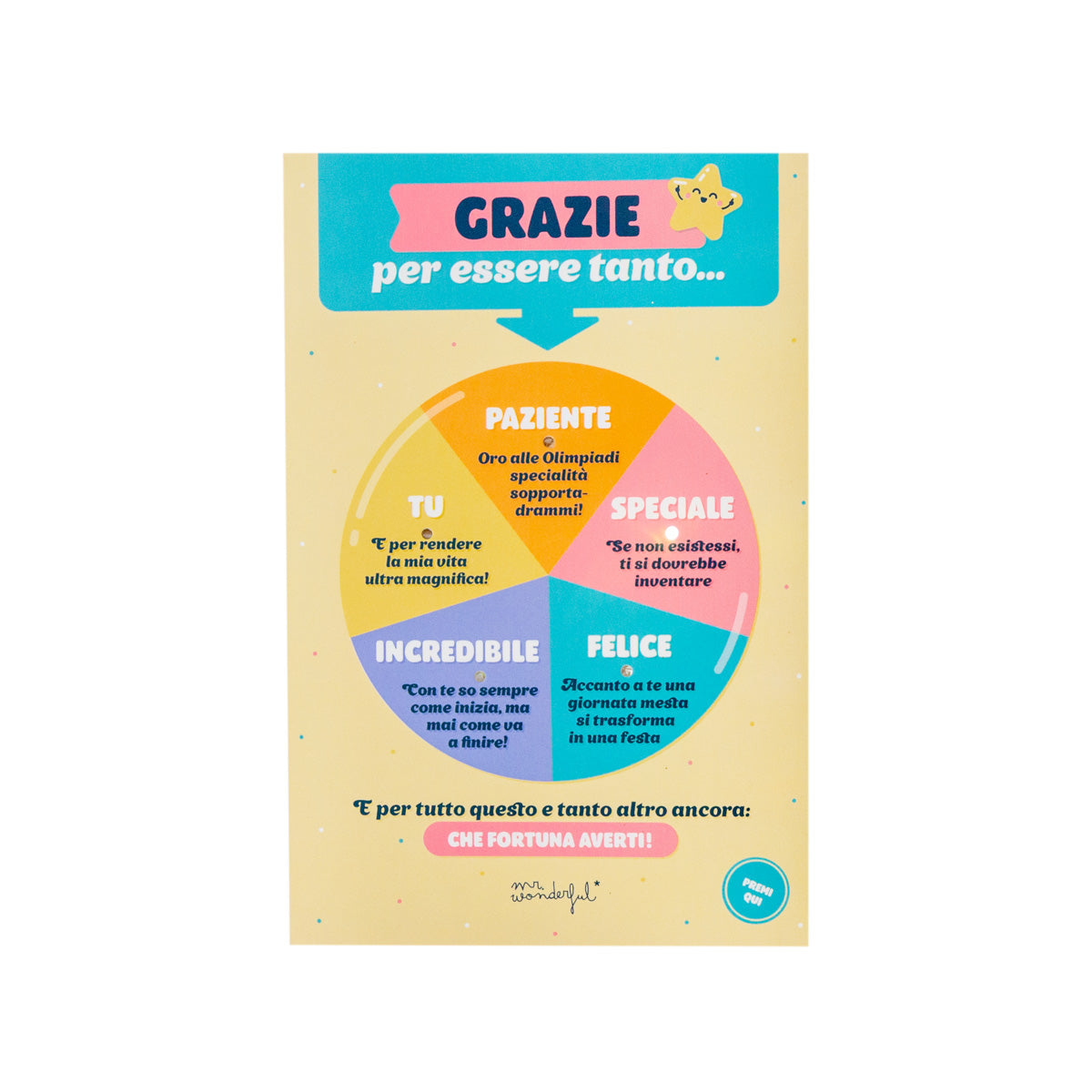 Biglietto - Grazie per essere tanto…