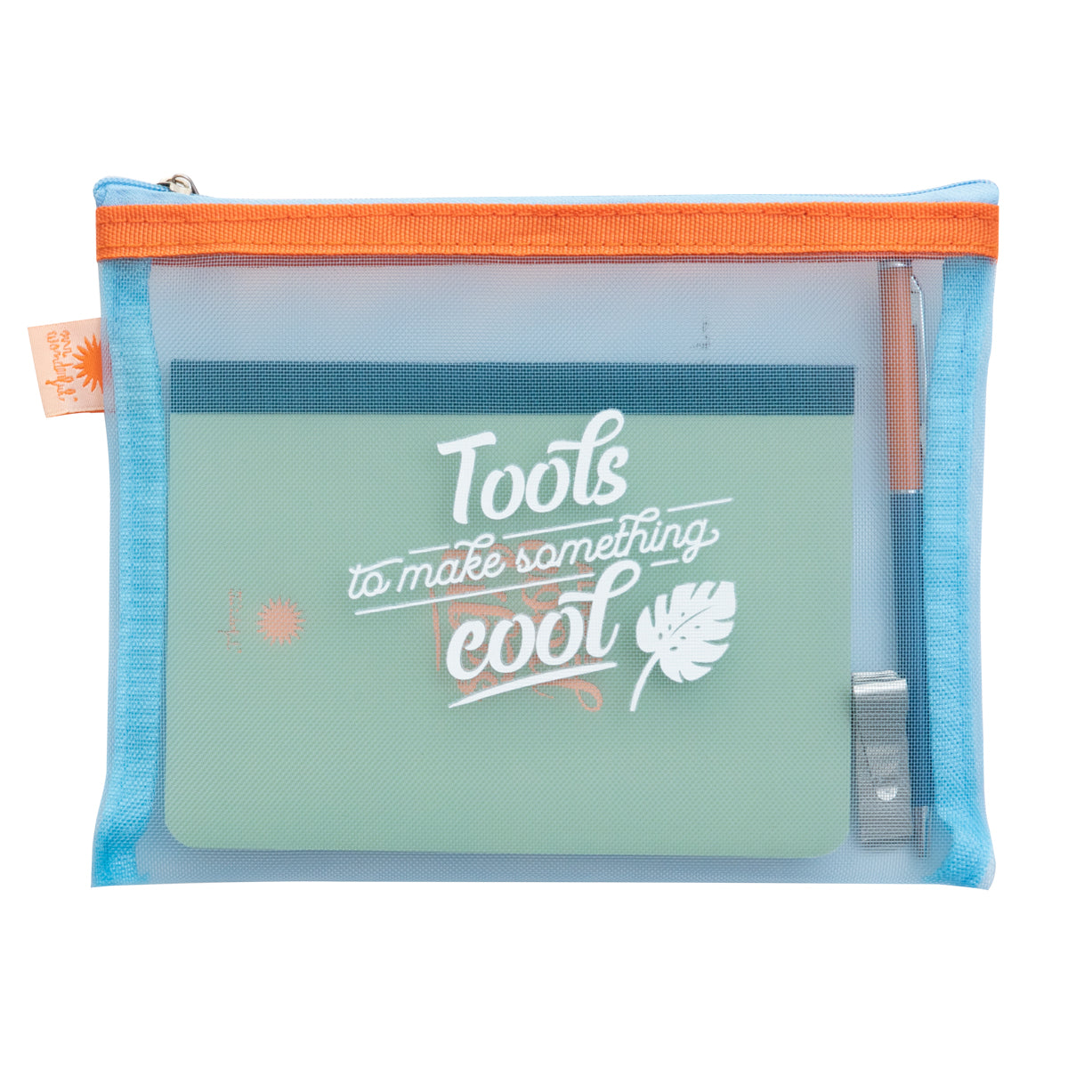 Pencil case + notebook + pen - Tools to make something cool