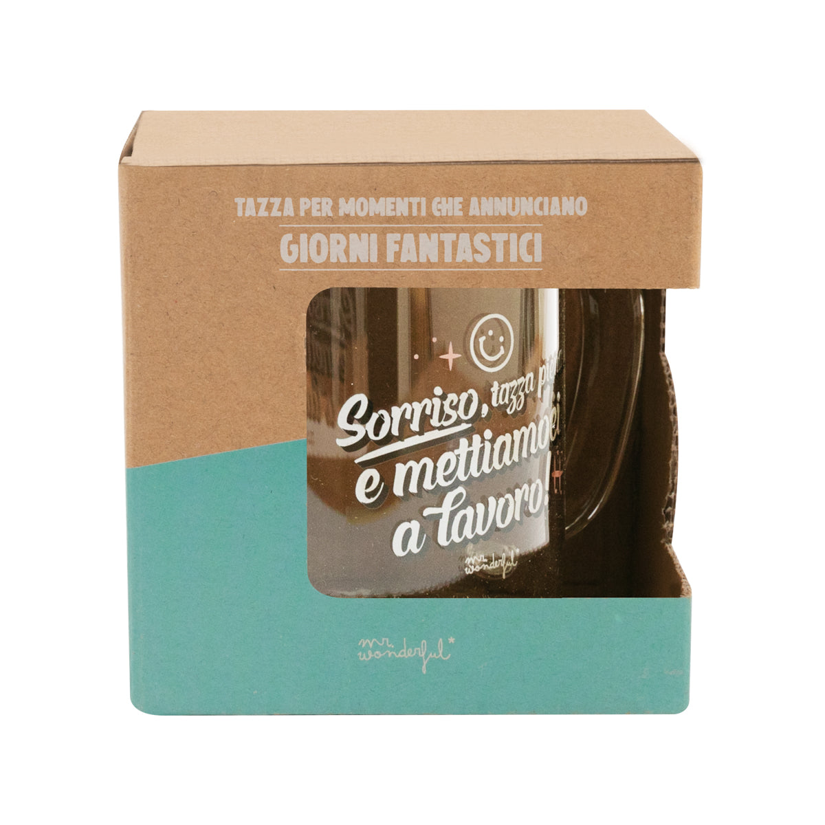 Tazza - Sorriso, tazza piena e... mettiamoci a lavoro!