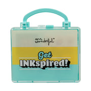 Set de 6 tampons + tampon encreur - Laissez-vous inspirer par l'encre ! 