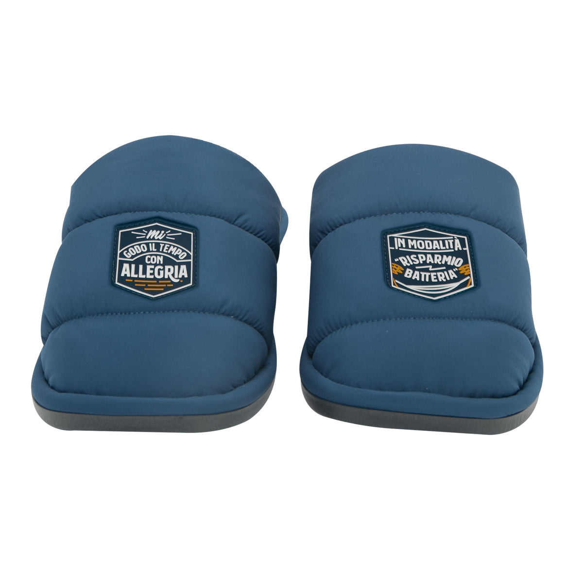 Pantofole T 40-43 - Mon dieu il tempo avec allegria en modalità "risparmio batteria" 