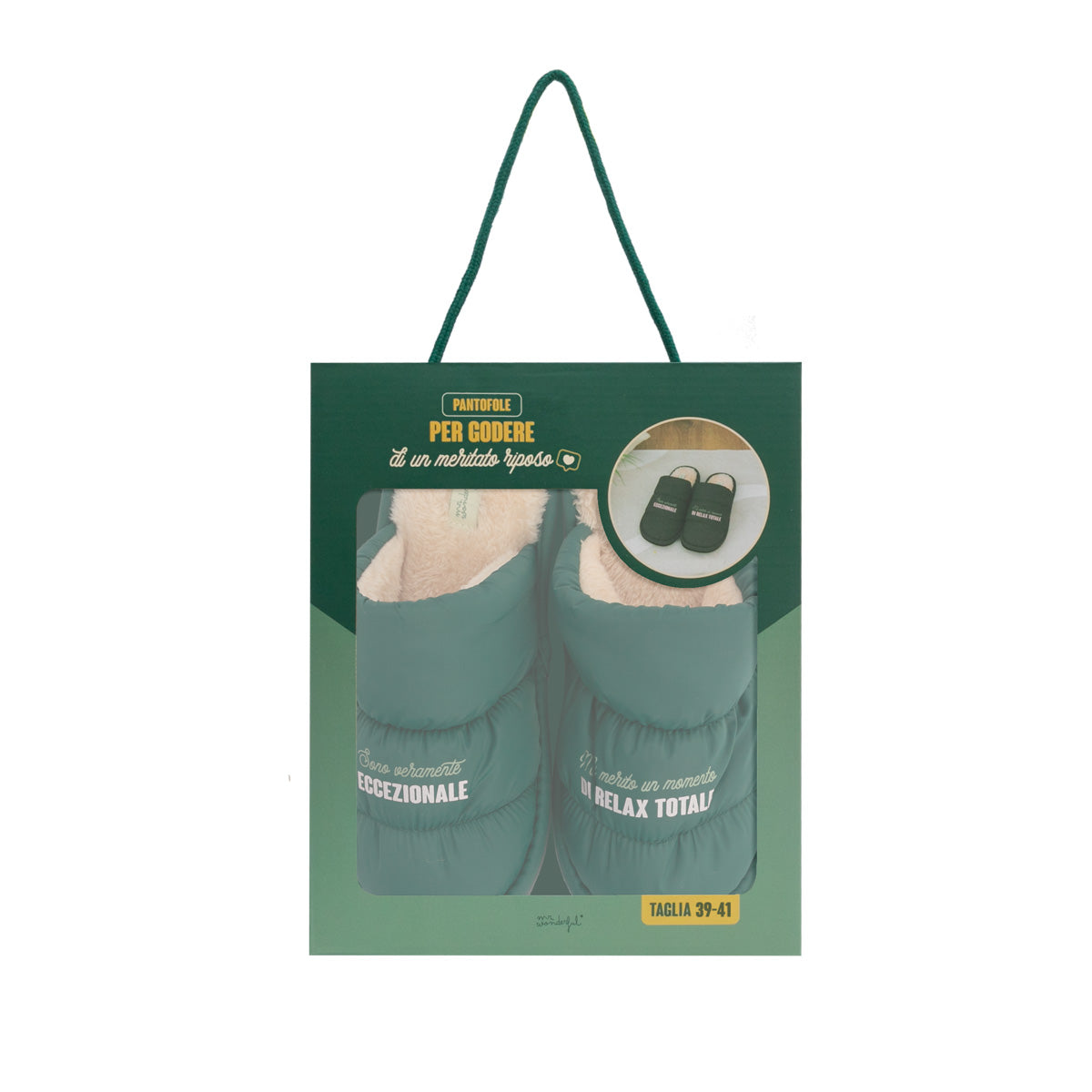 Pantofole T 39-41 - Sono vraiment eccezionale. Je mérite un moment de détente totale