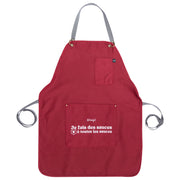 Tablier avec message en français Mr. Wonderful- Je fais des sauces à toutes les sauces