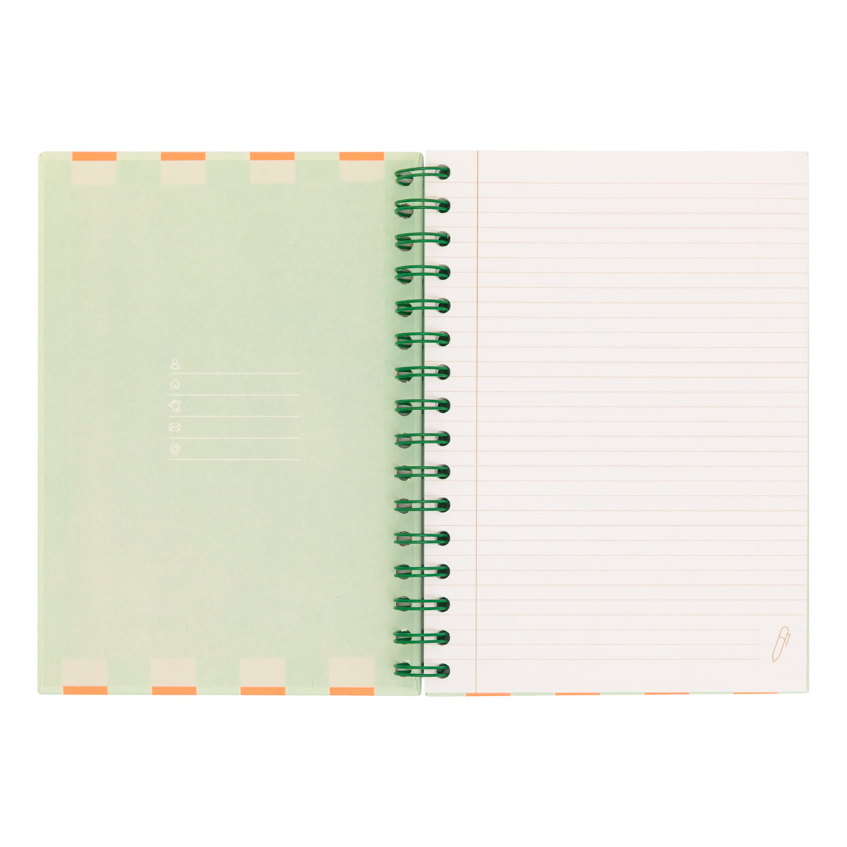 Cahier A5 orange - Tant de choses à écrire