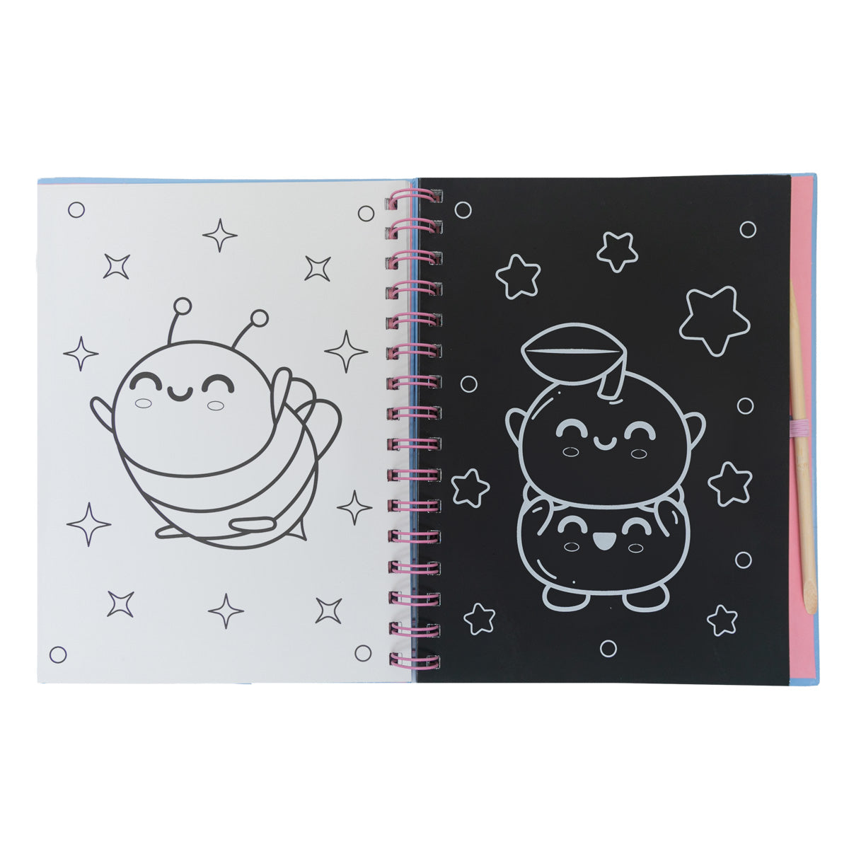 Livre de coloriage magique - Grattez, concevez et coloriez, ce sera hyper amusant ! 