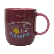 Tazza con messaggio divertente in italiano Mr. Wonderful - Questa affermazione è corretta: questa non è una birretta