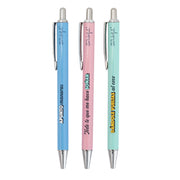 Set de 3 bolis con mensaje en español Mr. Wonderful para apuntar alto y cumplir sueños