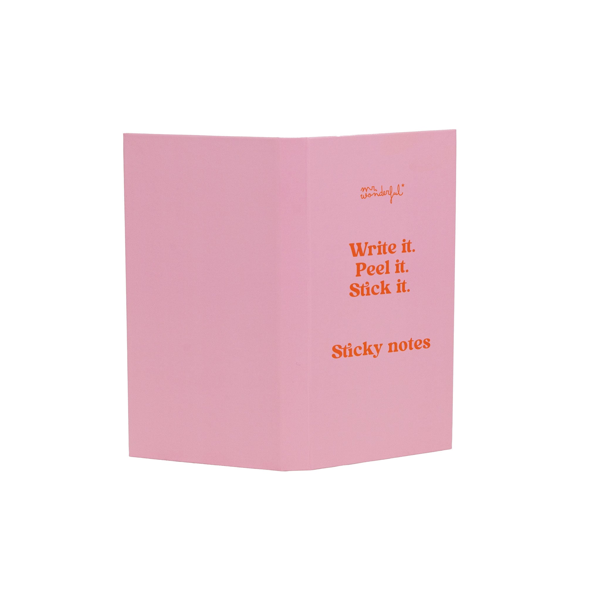 Set de notas adhesivas- Write it. Peel it. Stick it.