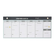 Slim weekly organiser - A great week awaits me