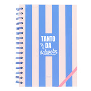 Quaderno A5 per le donne con messaggio Mr. Wonderful rosa - Tanto da scrivere