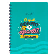 Lined A5 notebook - Dream big and bring your best ideas to life.