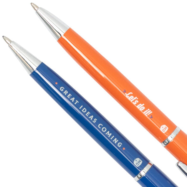 Conjunto de estojo + 2 canetas - Fazendo coisas incríveis 