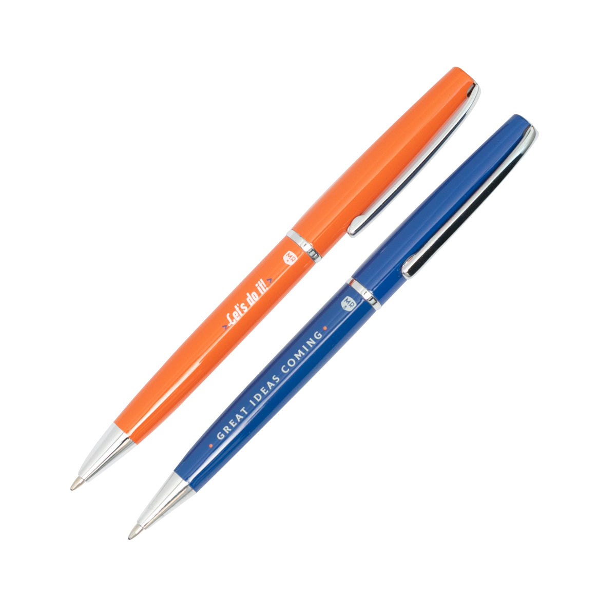Set of pencil case + 2 pens - Doing amazing things