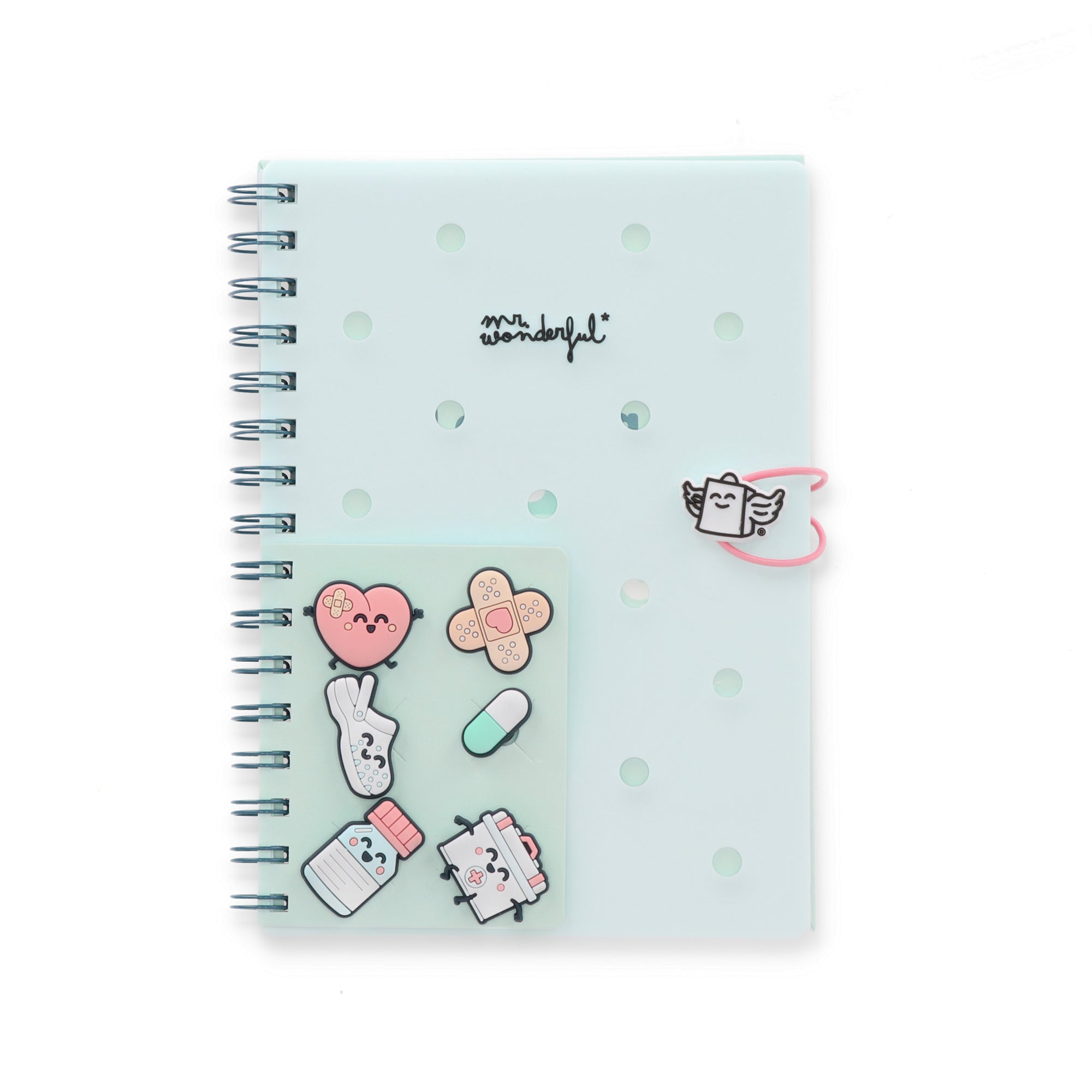 Libreta A5 con charms - I call it a good day if I get smiles on my way
