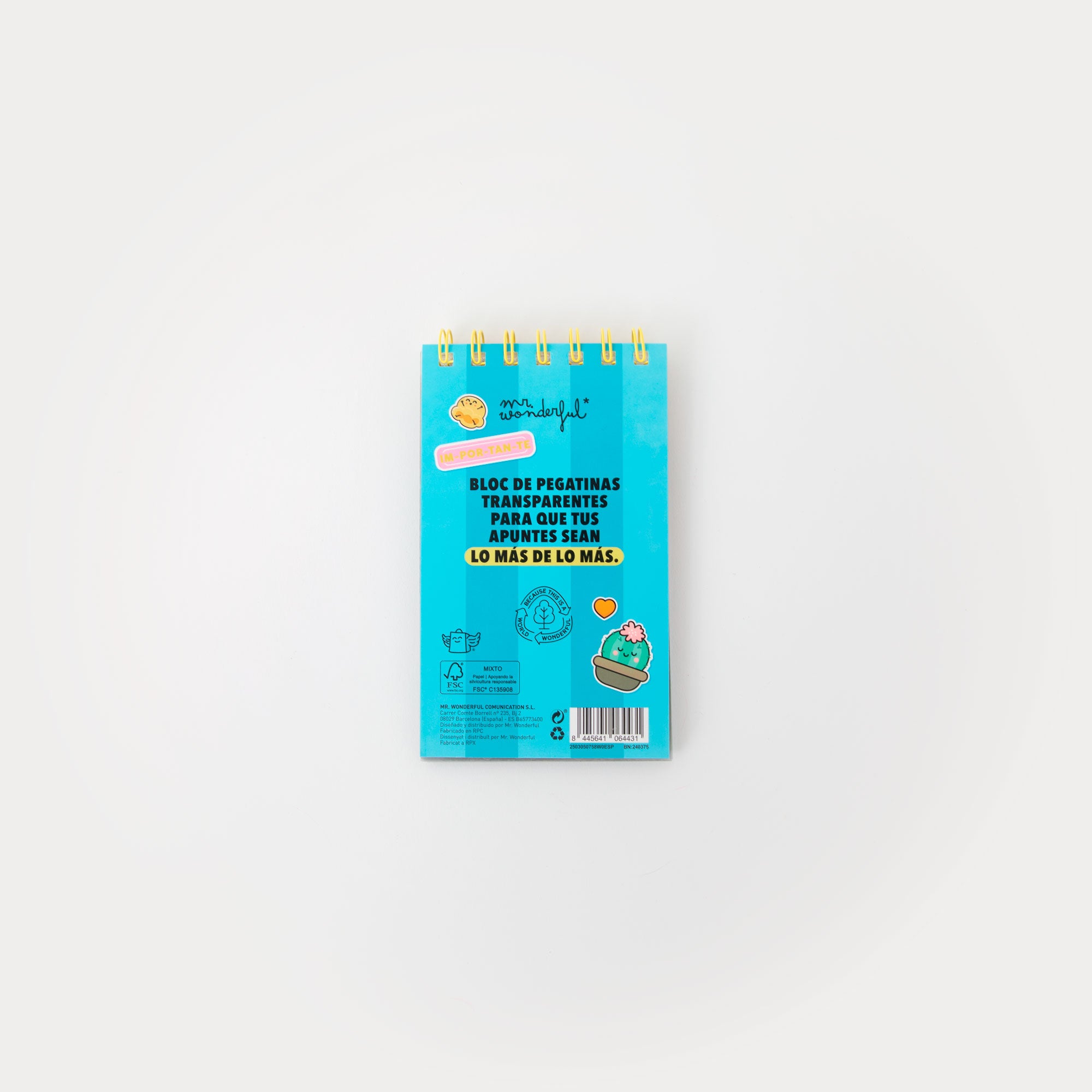 Bloc de pegatinas transparentes - Todo lo bueno se pega