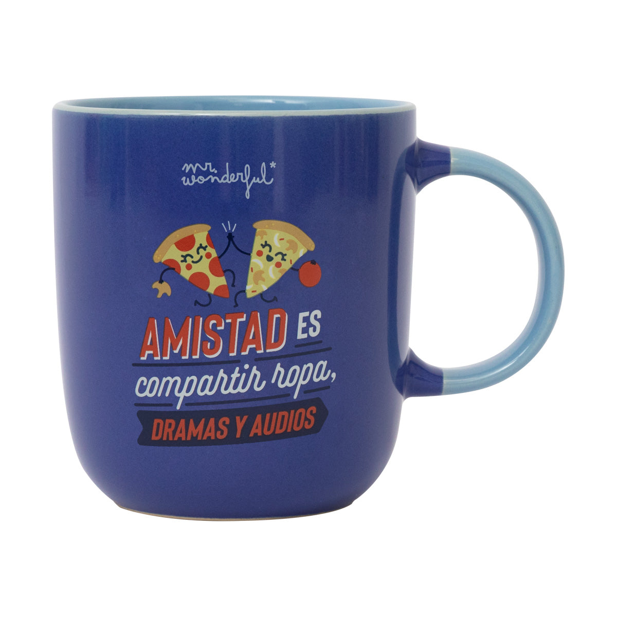 Taza - Amistad es compartir ropa, dramas y audios
