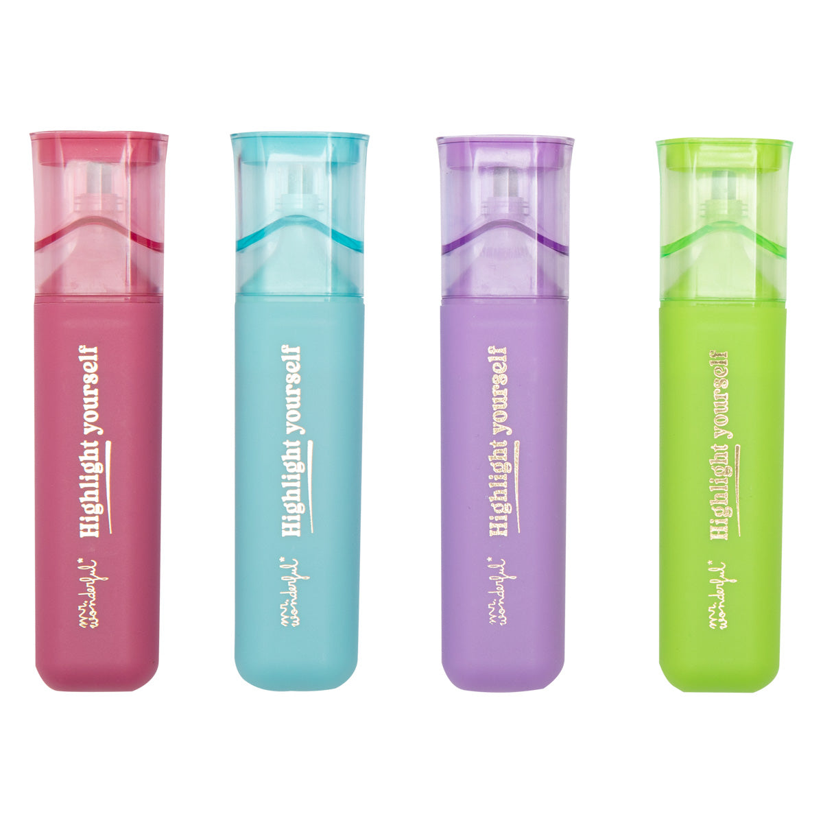 Set of 4 highlighters - Highlight yourself
