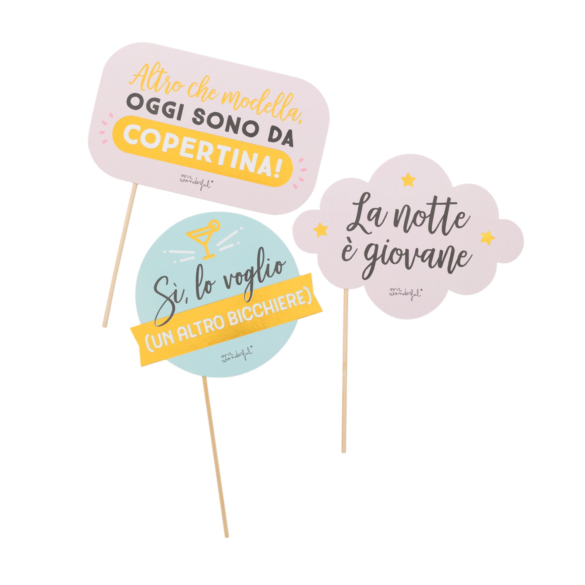 Kit per photocall - Messaggi