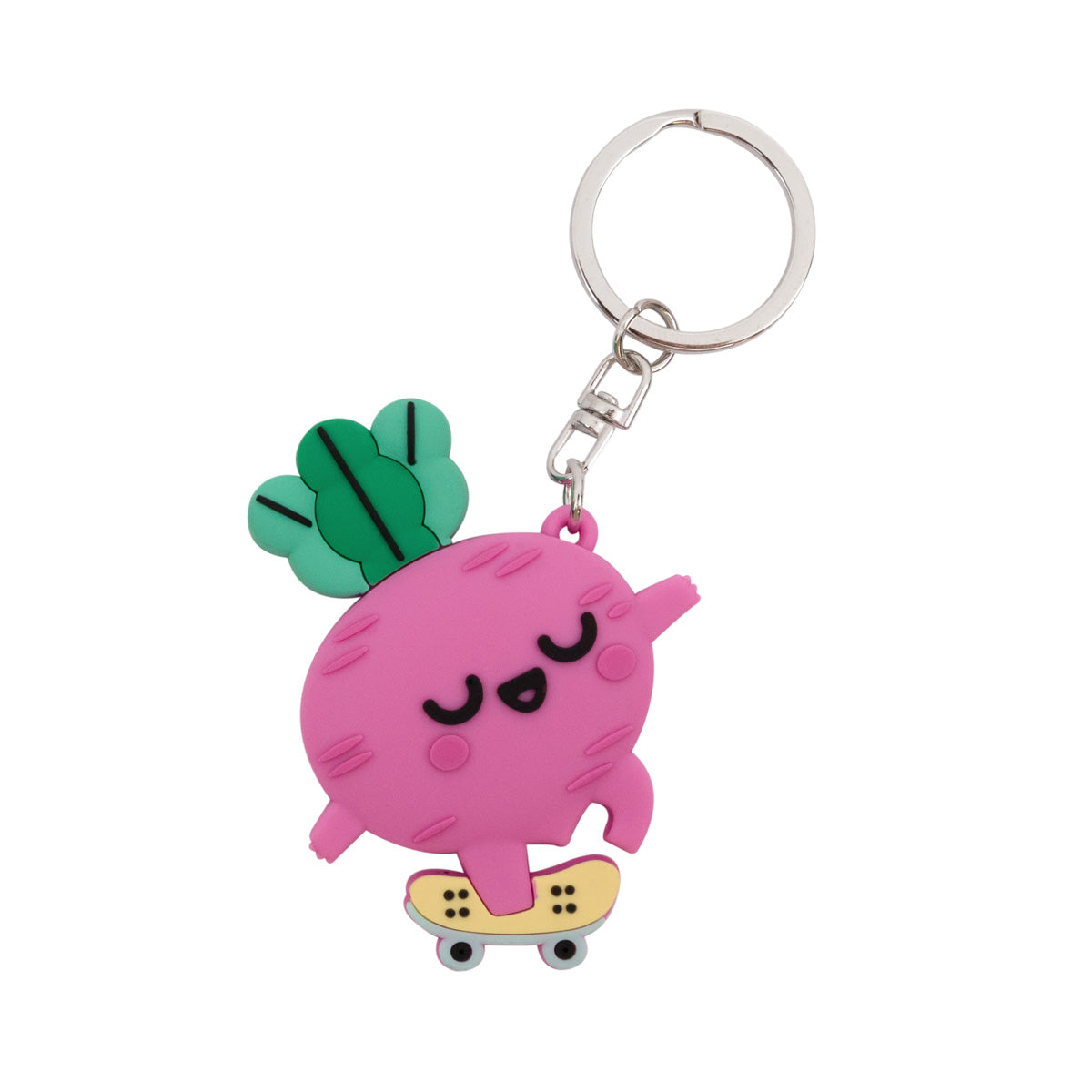 Keyring - Beetroot on a skateboard