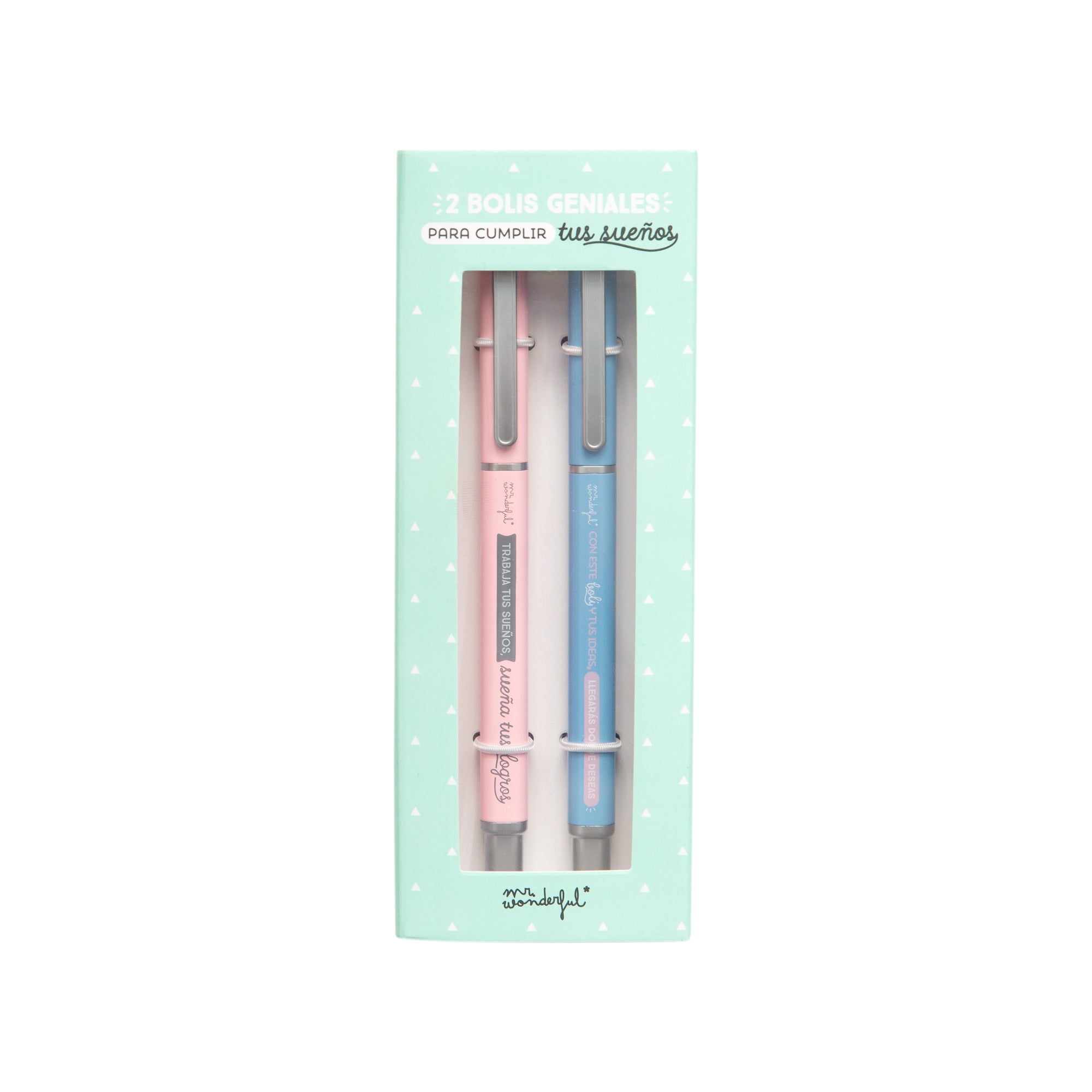 Set de 2 bolis geniales para cumplir tus sueños