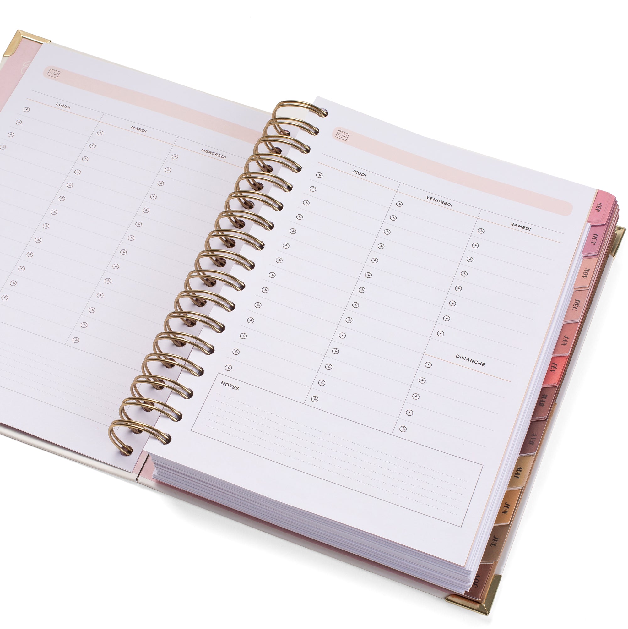 Agenda Office 2025-26 Journalier - La vie, c'est MAINTENANT