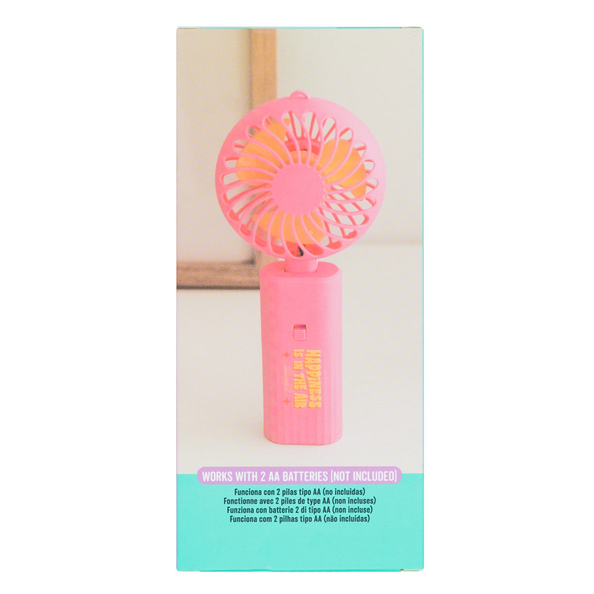 Mini handheld fan - Happiness is in the air