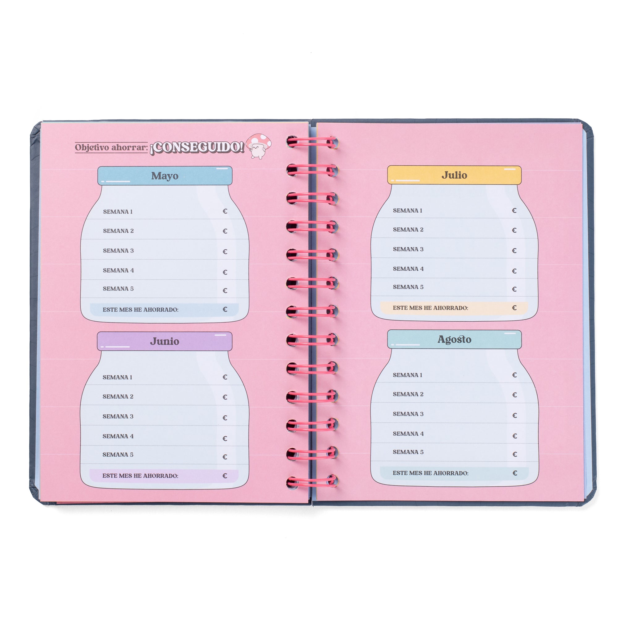 Agenda Wonder pequeña 2025-26 Semanal - Planazos, ilusiones y buenas vibraciones