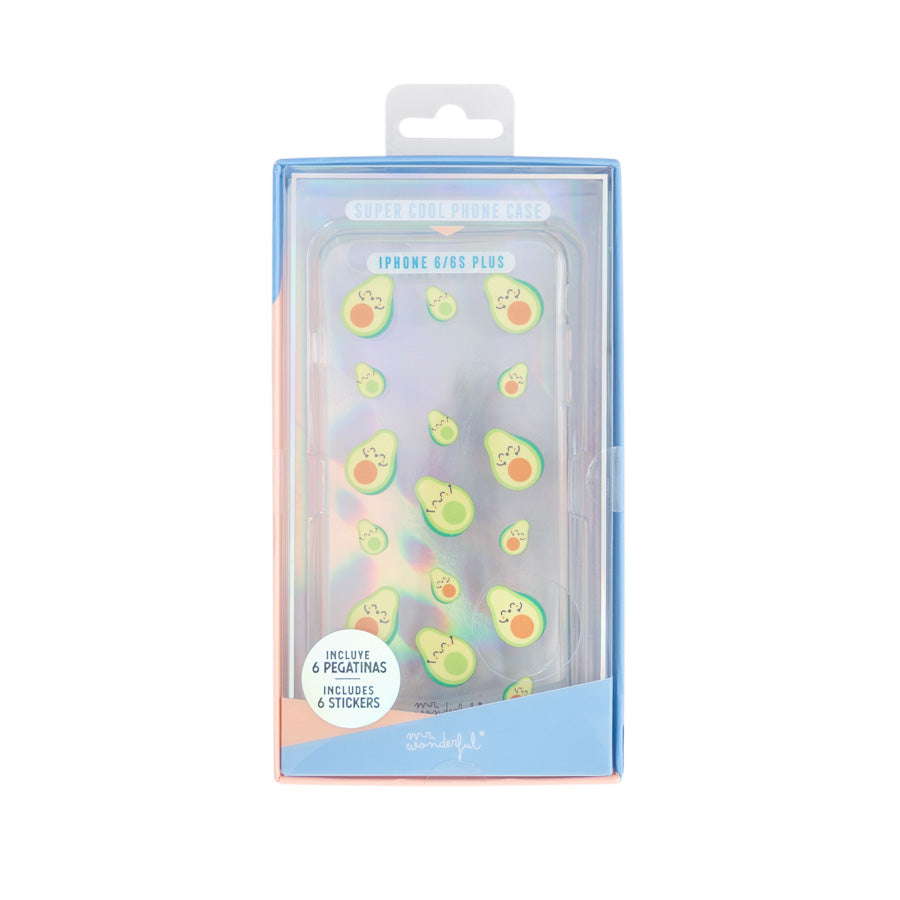 Transparent iPhone 6 plus case - Avocados