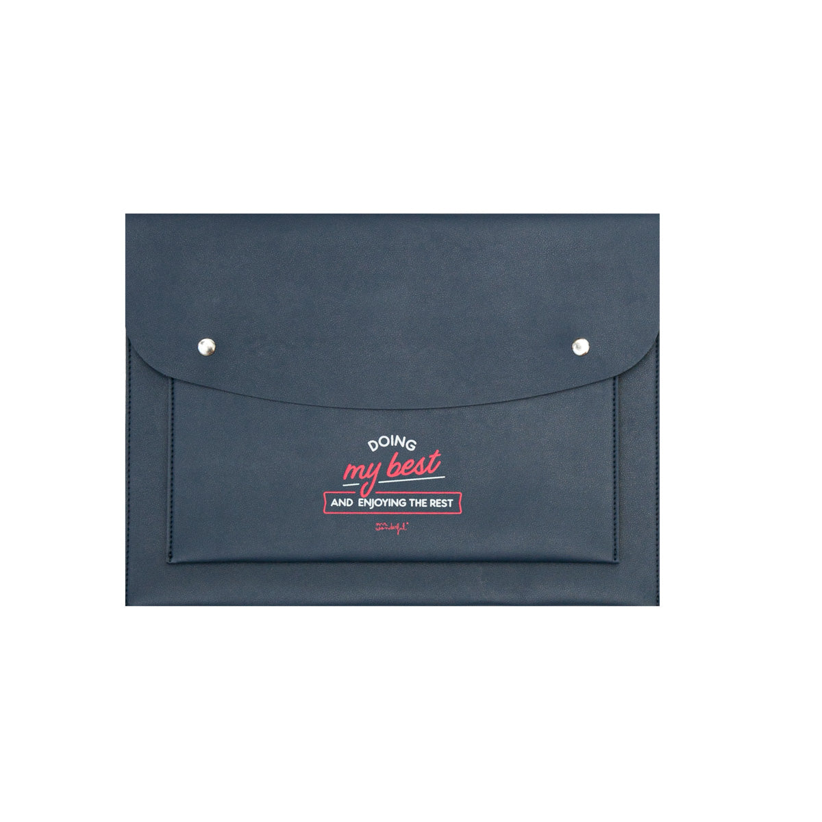 Double popper wallet – Doing my best and enjoying the rest